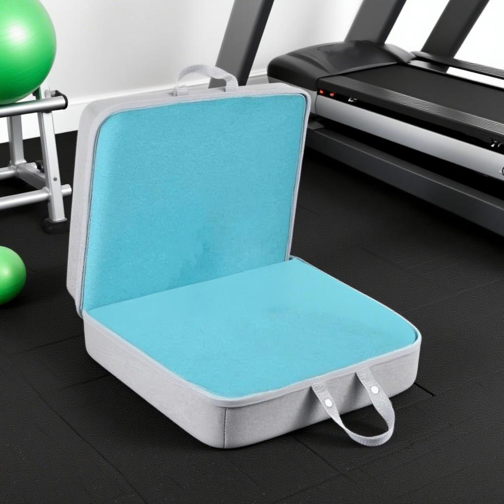Knäplatta Knämatta med handtag 23,6 X 13,3 X 2,2 tum Knädyna Halkfri för städning Bygggolv Arbete Yoga