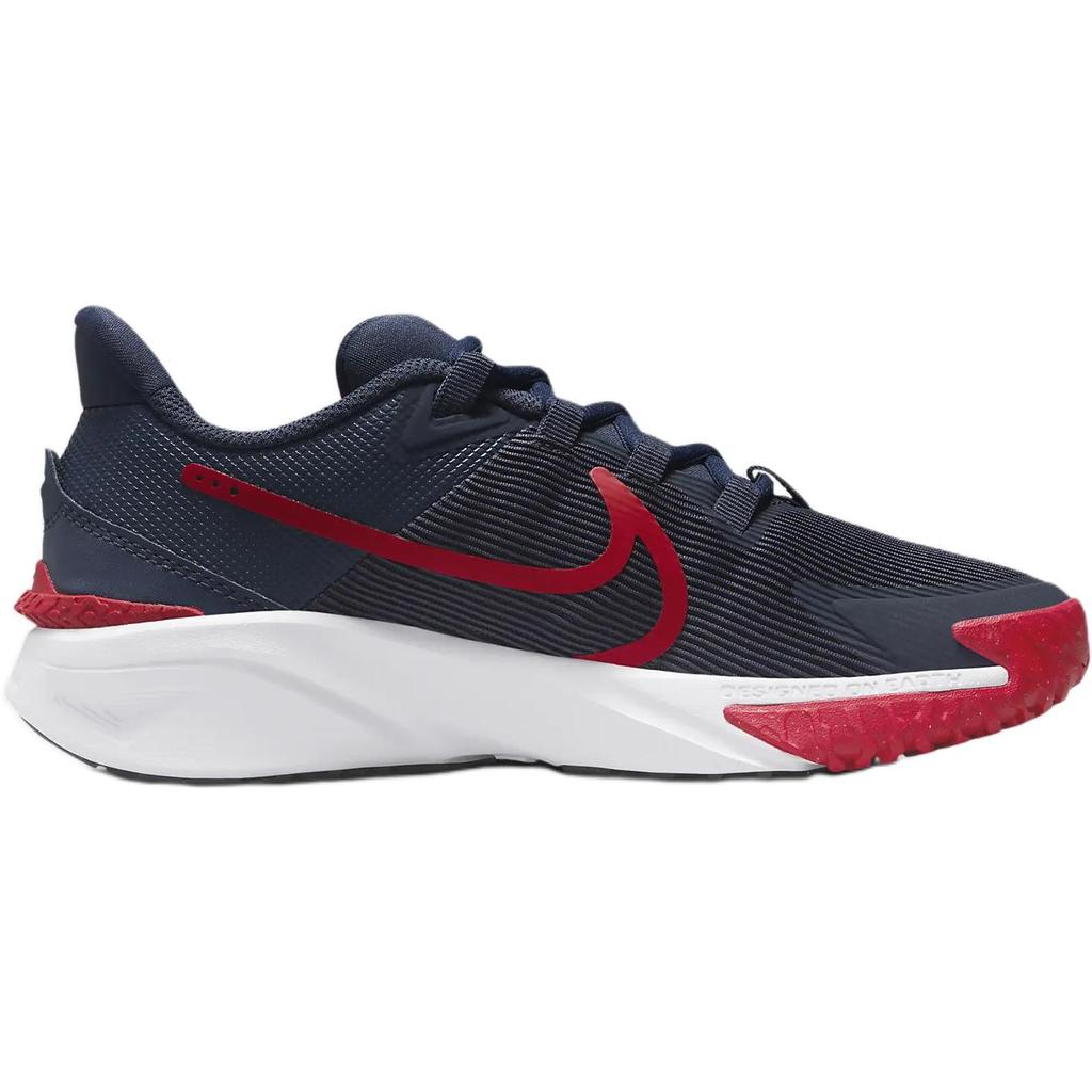 Nike Star Runner 4 Abrasion Resistant Low top Kids' Running Shoes Blue DX7615-406