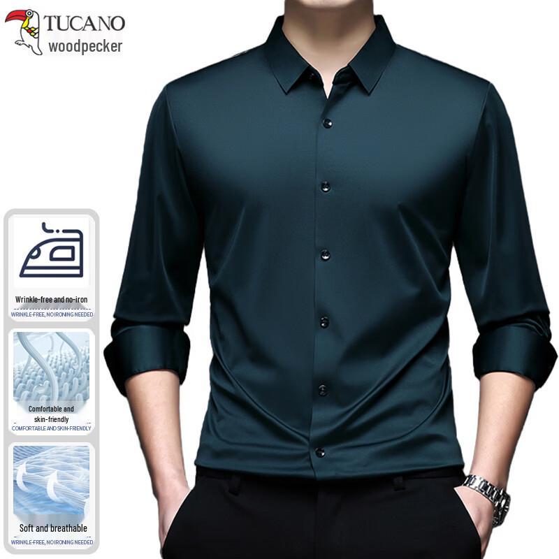 TUCANO Men s Long-Sleeve Wrinkle-Free Shirt XXXXL