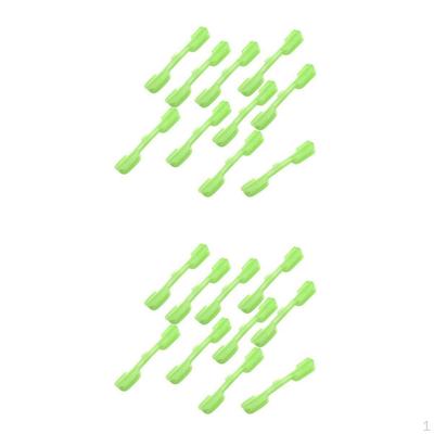 20 Fluorescent Clips for Fishing Rod.