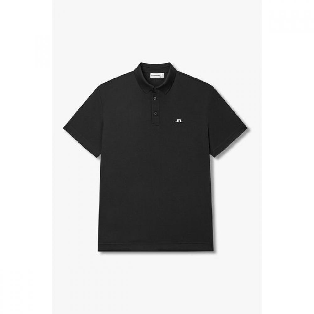 

J.lindeberg 26 S S Men S Bridge Polo Model 1516126533 blacks/M
