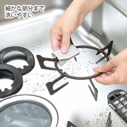 Sanko Kitchen Sponge, Antibacterial, Cleans Dishes, Cups, and Sinks, Special Fiber that Removes Dirt with Just Water, Made in Japan, "Bikkuri Fresh,