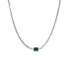 Color Stone Tennis Necklace Ms3n320m