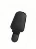 1pc Magnetic PU Leather Glasses Holder for Car Visor - Glasses Clip with Black Textured Grip, Compact Design for Easy Access