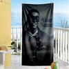 Mbappé Customize Text Beach Towel Soft Durable Quick-Dry Suitable for Swimming Gym Camping Yoga Vacation