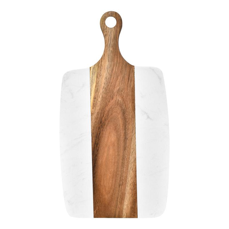

Acacia Wood Marble Cutting Board Charcuterie Board Party Plate Cheese Cutting Board Kitchen Restaurants Party Stone Wood Splice