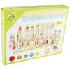 Wooden Domino with Pictures Blocks Dice 100 Pcs Educational