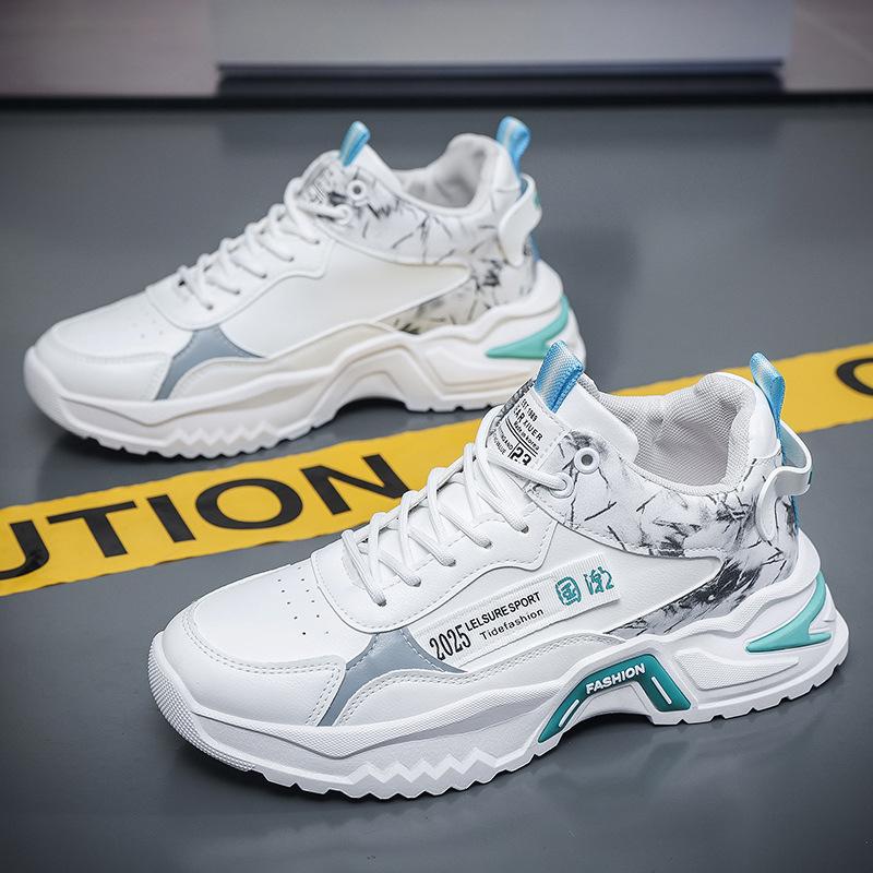 

Популярные туфли на толстой подошве для пап, подростковая мужская обувь, увеличивающая рост, модная спортивная обувь для отдыха, универсальная и современная обувь Putian 44