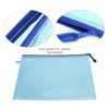 10pcs Mesh   Bag   File Folder PVC Transparent Information Pack Document