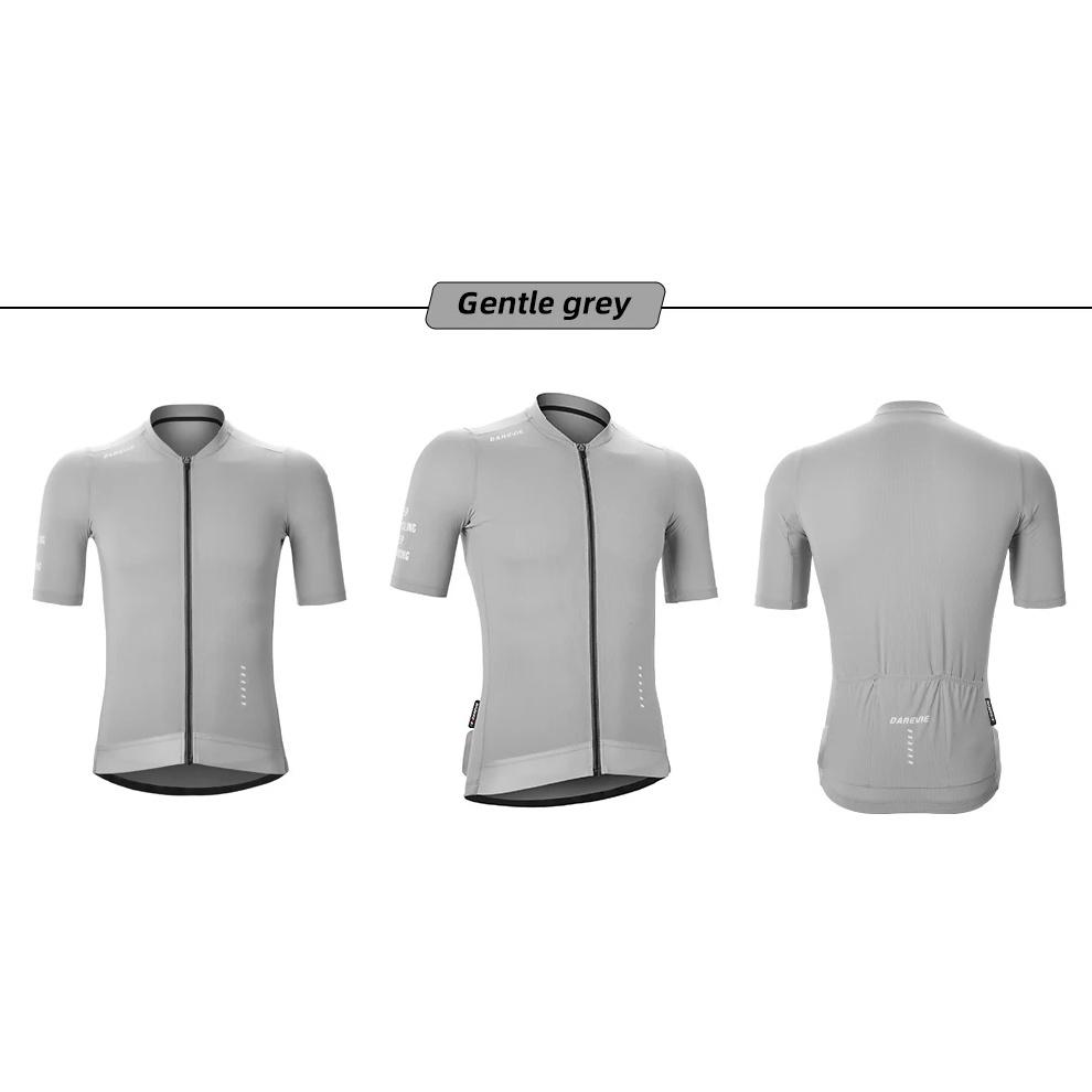 DAREVIE Cycling Jersey Cool And Refreshing Anti UV PRO Level Men's Cycling Shirt Moisture Wicking Non Slip Cycling Jersey Man