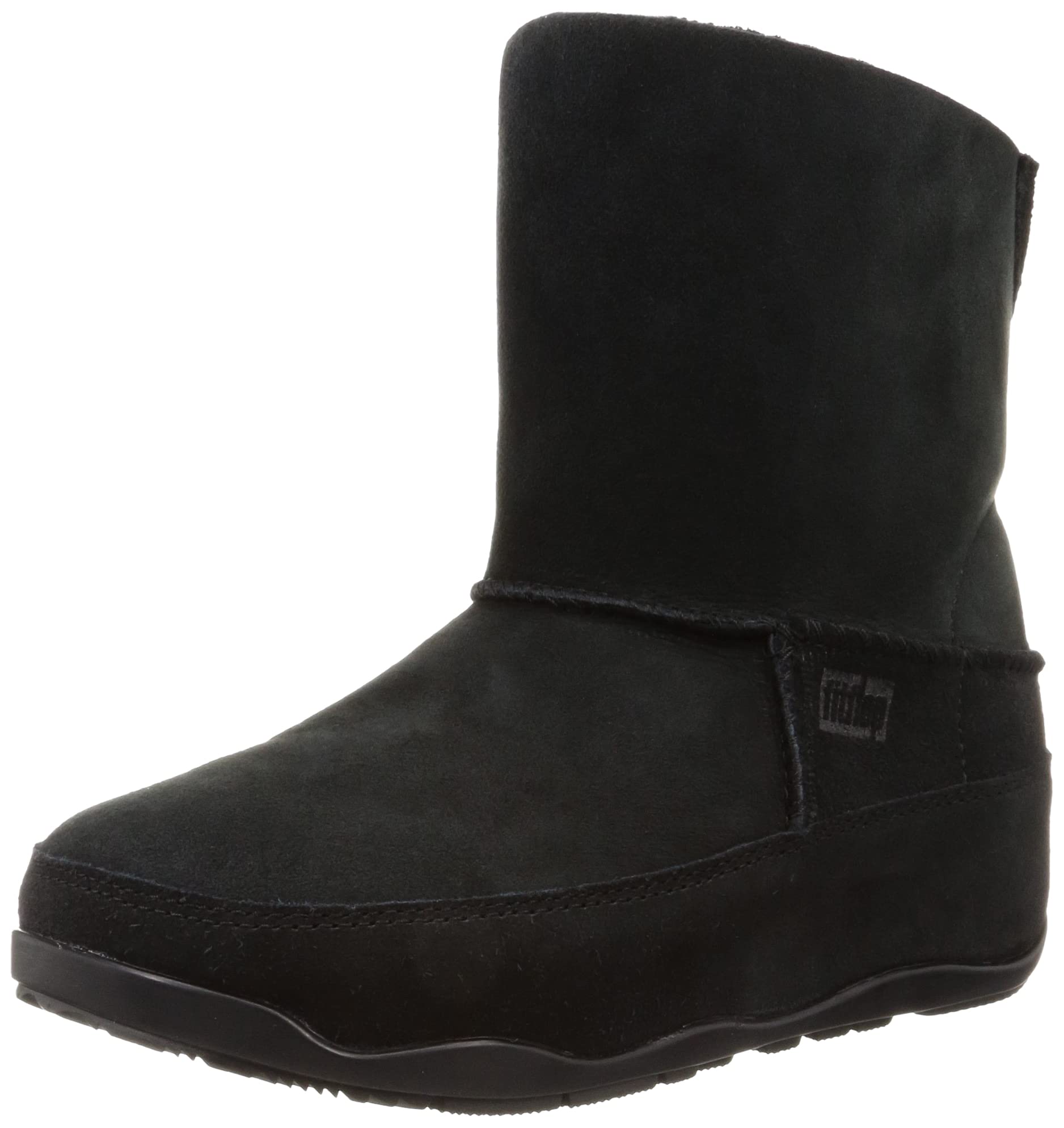 

Модные ботинки ОРИГИНАЛЬНЫЕ УГГИ SHORTY SHEARLING BOOTS Полностью черные см [FITFLOP] ДВУСТОРОННИЕ 22.0