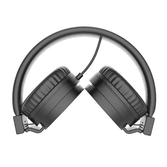 Wired Foldable Portable HiFi Stereo Headphone Heavy Bass Gaming Headset with Mic