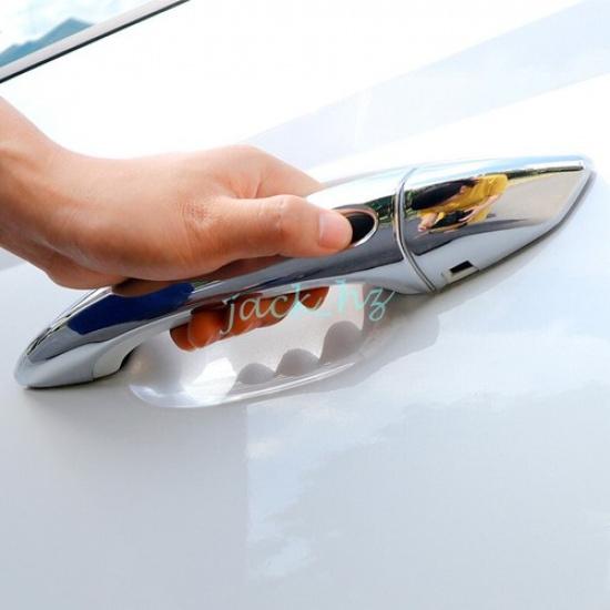 For -2024 Hyundai Tucson w/ Keyless Chrome Door Handle Cover Trims Protector