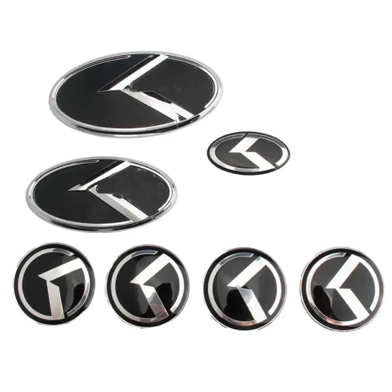 AANC1 7 piece set For Kia K5 K3 K2 K4 Sorento modified herringbone car stickers wheel logo modified universal accessories decal