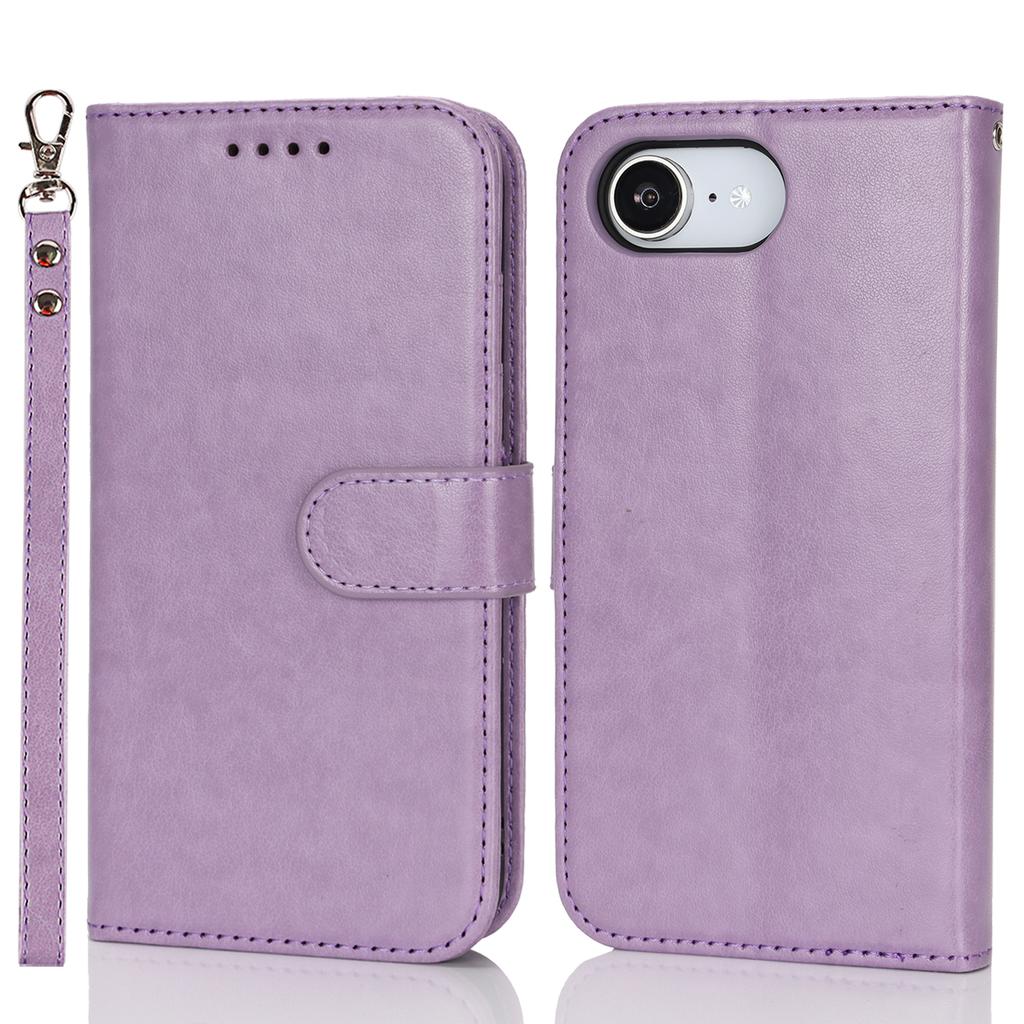 For iPhone 16e Case R61 Texture Wallet Leather Flip Phone Cover