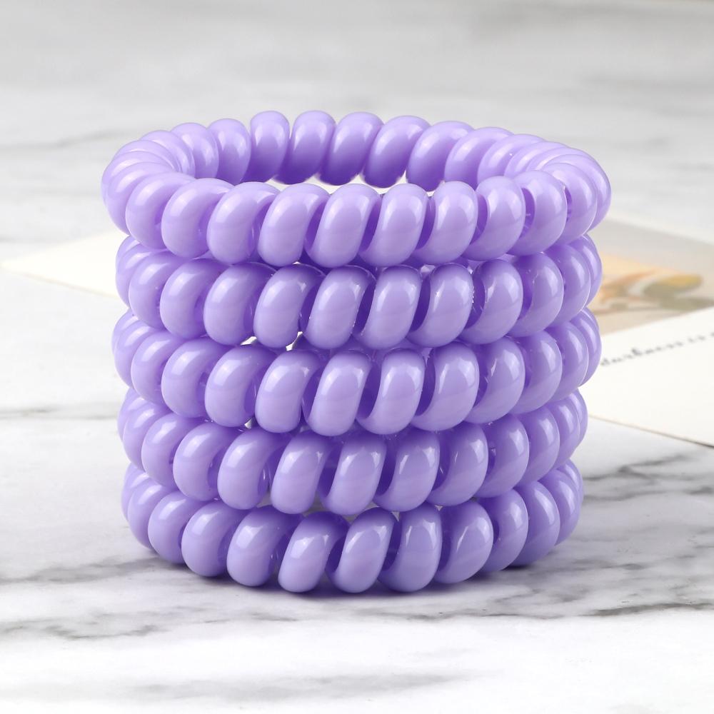 5 buc/set Elastic Culori Bomboane Fir de Telefon Simplu Benzi de Păr pentru Femei Coadă de Păr pentru Copii Fete Scrunchies Bandă de Păr Gumă Cadouri
