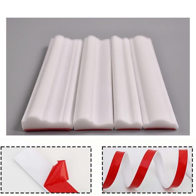 

1Pc 2m/78.74in Flexible Wall Decorative Strip, Corner Decorative Strip Decorative Line, Suitable For Wall And Ceiling Decoration 2.3cmx2m белый