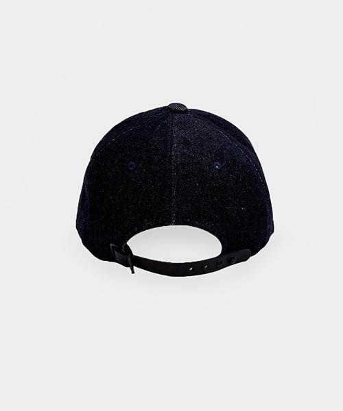 ERRORS EXCEPTED H001 Off-Denim Ball Cap (Dark Indigo)