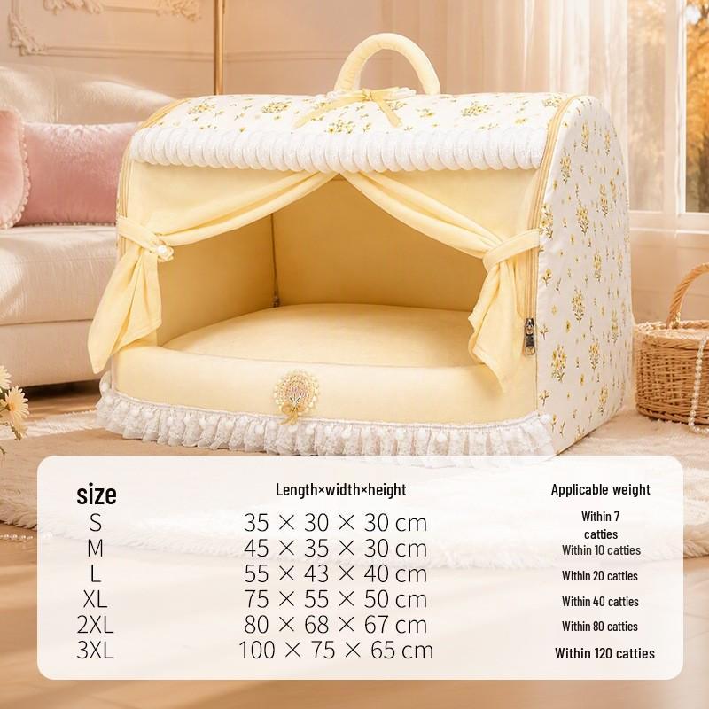 Autumn & Winter Deep Sleep Pet Bed for Large Dogs & Cats