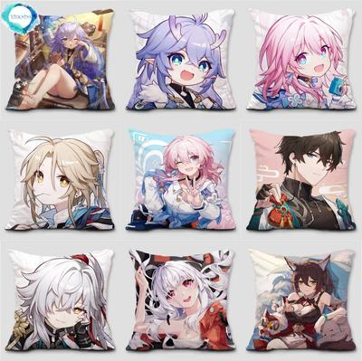 Anime Honkai Star Rail Pillowcase Cosplay Cute Comic Print Cushion Cover Cartoon Cute Living Room Decoration Body Pillow Cover