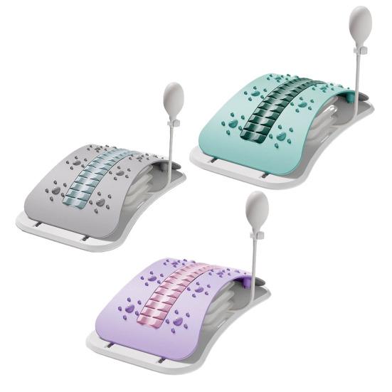 Inflatable Back Stretcher Waist Trainer Adjustable Spine Decompressor Scoliosis Sciatica Lower Back Pain Relief Massager