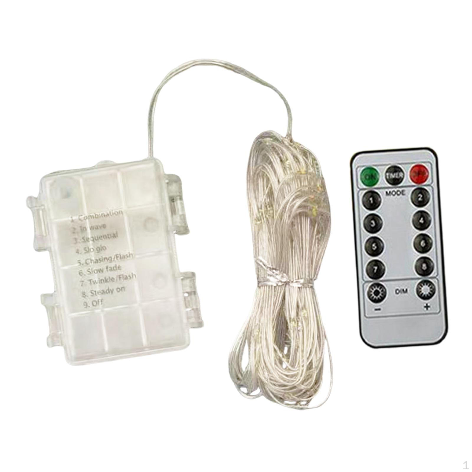 

Декоративные светодиодные лампы-полоски для патио, зонтик, гирлянда, светильник Fairy с регулируемой яркостью 8 Multicolor