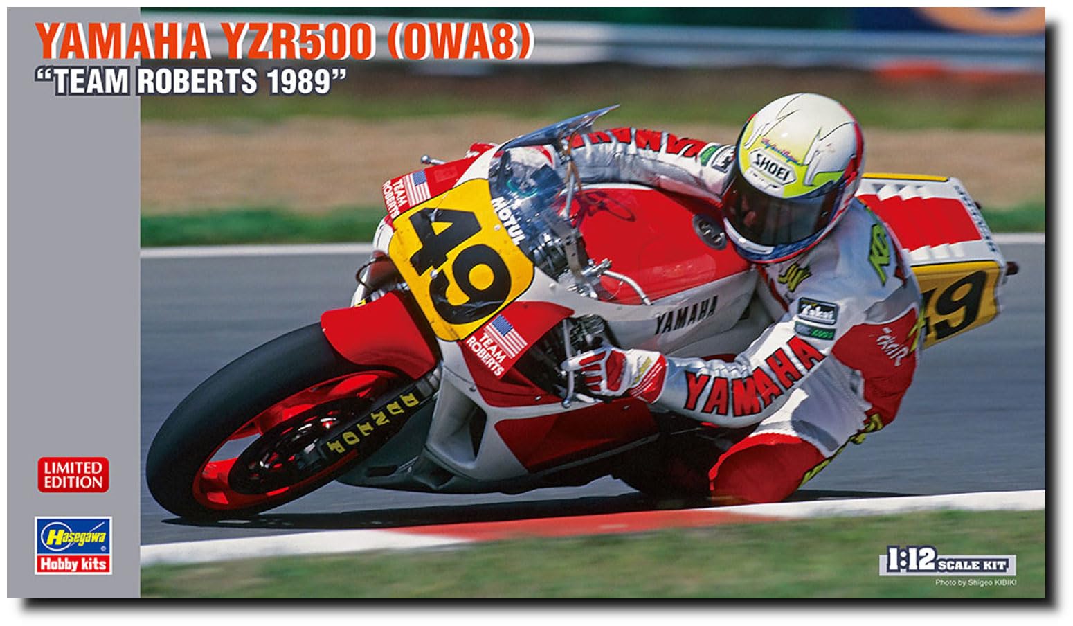 

Hasegawa scale Yamaha YZR500 0WA8 Team Roberts 1989 Plastic Model Kit 21716 1/12