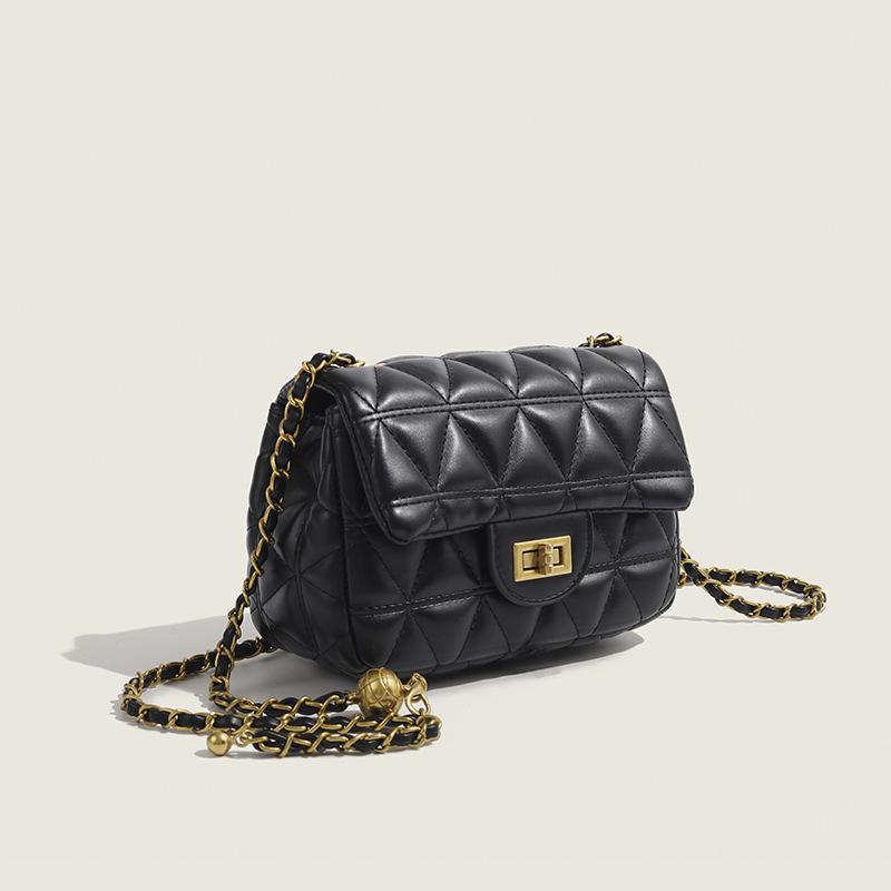 Versatile INS Small Square Bag for Women 2025 New Summer Trendy Fashion Quilted Chain Bag Niche Single Shoulder Underarm Bag