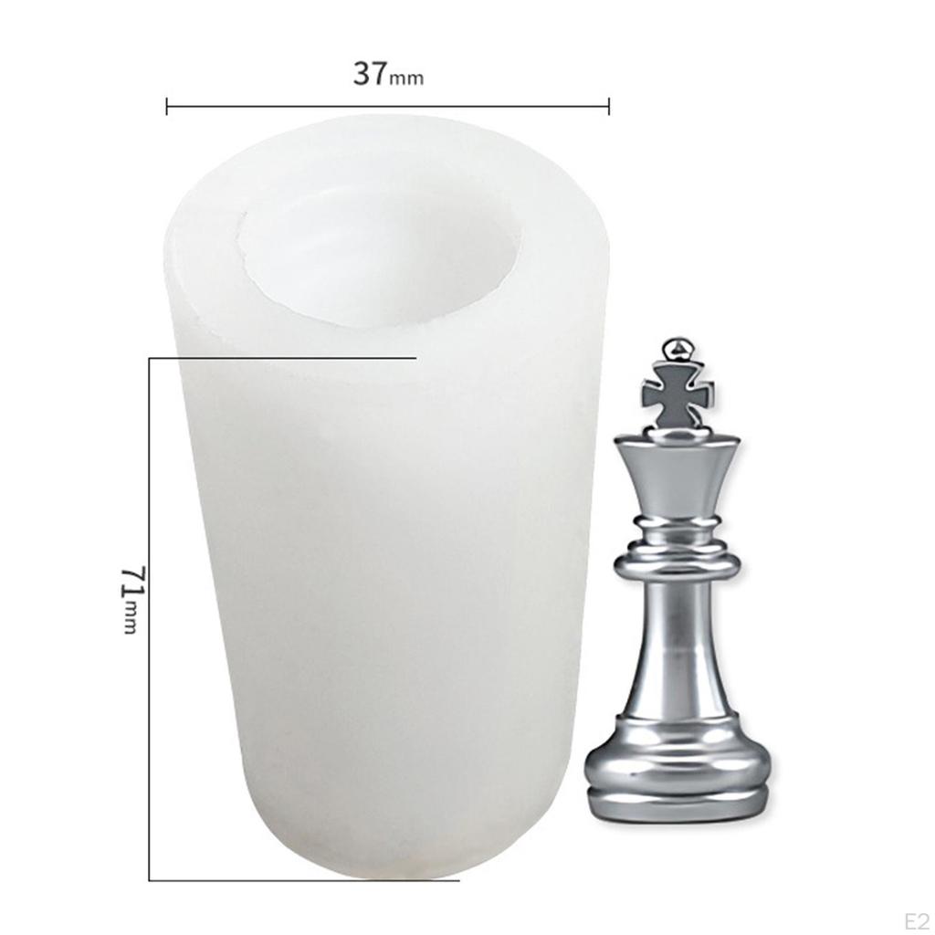 3 , International Chess Epoxy Crystal Piece Casting for Resin Jewelry Making Projects Supplies