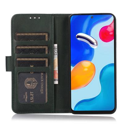 For Motorola Moto G15 4G/G05 4G Case Cowhide Texture Leather Wallet Phone Cover with Stand