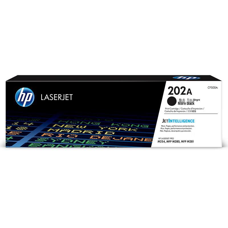 HP 202A CF500A Black Original Standard Yield Toner Cartridge