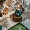 Handmade Christmas Tree Candle With Refined Paraffin And Bean Wax Blend Fragrant Candle