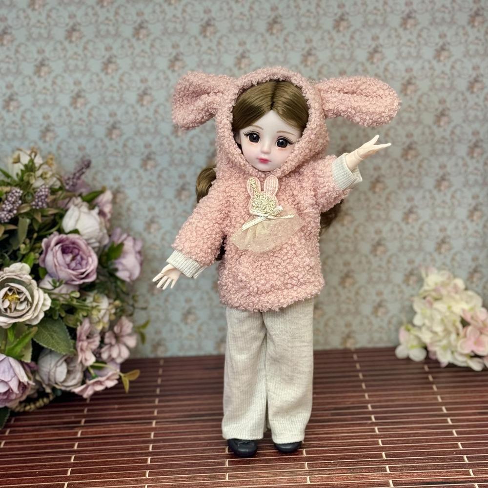 With Clothes Removable Joints Doll 3D Eyes 1/6 Bjd Dolls Hinged Doll 30cm BJD Doll  Girls Gifts