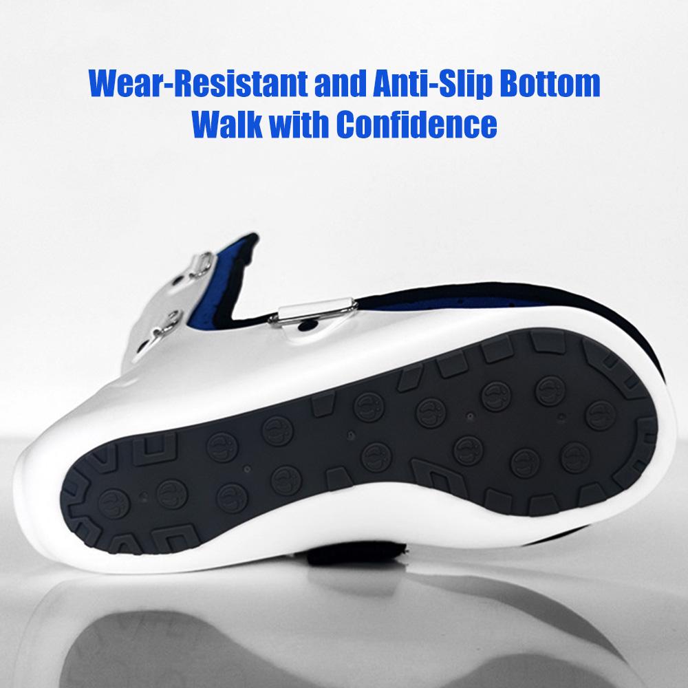 Bota walker para fractura de tobillo transpirable, caminable, tobillera de soporte ajustable, estabilizador de tobillo para soporte de pie roto y esguince