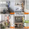 Sttoraboks Vertical Bicycle Upright Cycle Height Bicycle Display For Indoor Bicycle Bike Work For Bicycle Fits Up to 29 Inch Black Stand, Stand,