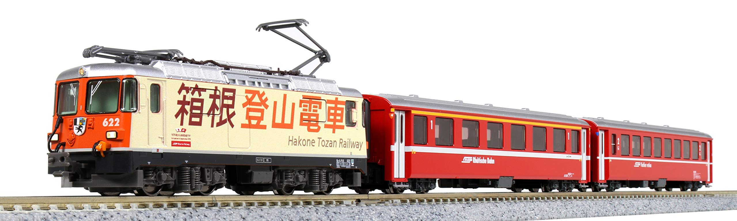 

Проект набора пассажирских вагонов поезда KATO N-колеи Hakone Tozan EWI Железнодорожная модель поезда Ge4/4-II + 3 вагона [Специальный предмет] 10-1514
