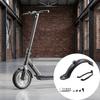 Rear Mudguard Replacement Set for Electric Scooter Daily Commuting Upkeep with ABS Splashes, Support Brackets and Hardware