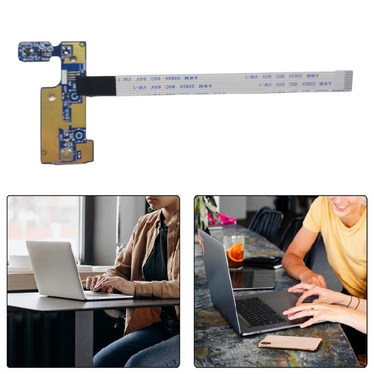 Keyboard Power Switching Button Board For 5350 5750 5750G Laptop Multiple Models ABS Material Easy Installation
