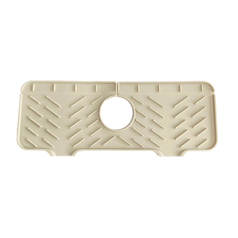 Sink Draining Pad Behind Faucet Drip Protector Splash Countertop Durable Use for Kitchen Bathroom Bar Countertop Protect