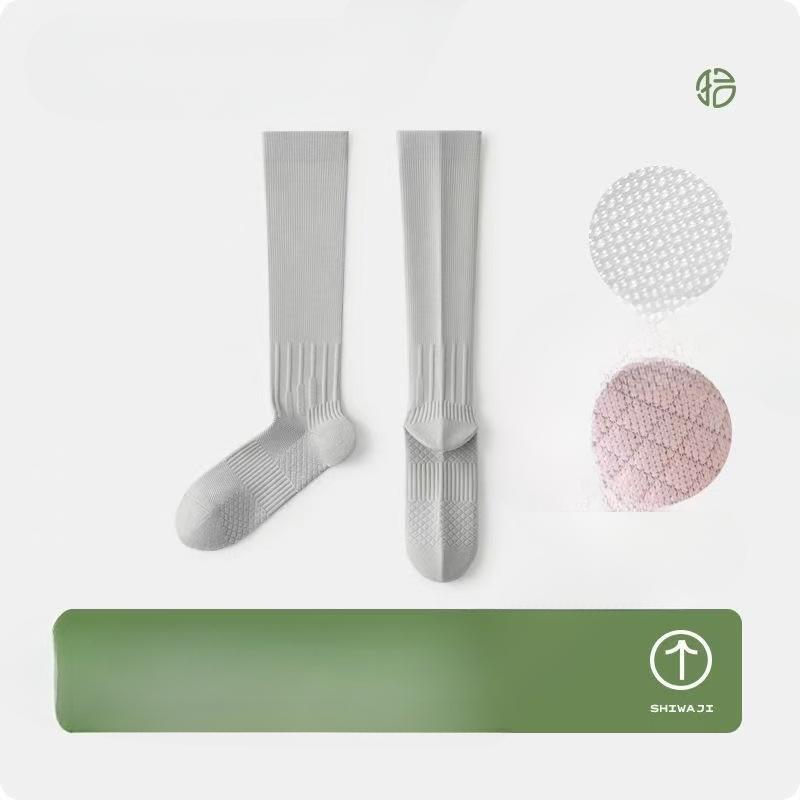 Ladies Spring Summer Professional Sports Fitness Yoga Running Lean Leg Pressure Calf Socks