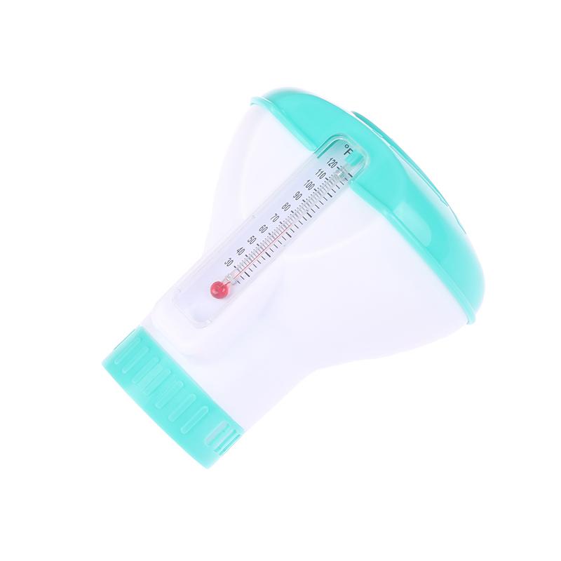 

1 шт. Плавающий дозатор хлора для бассейна с аппликатором термометра