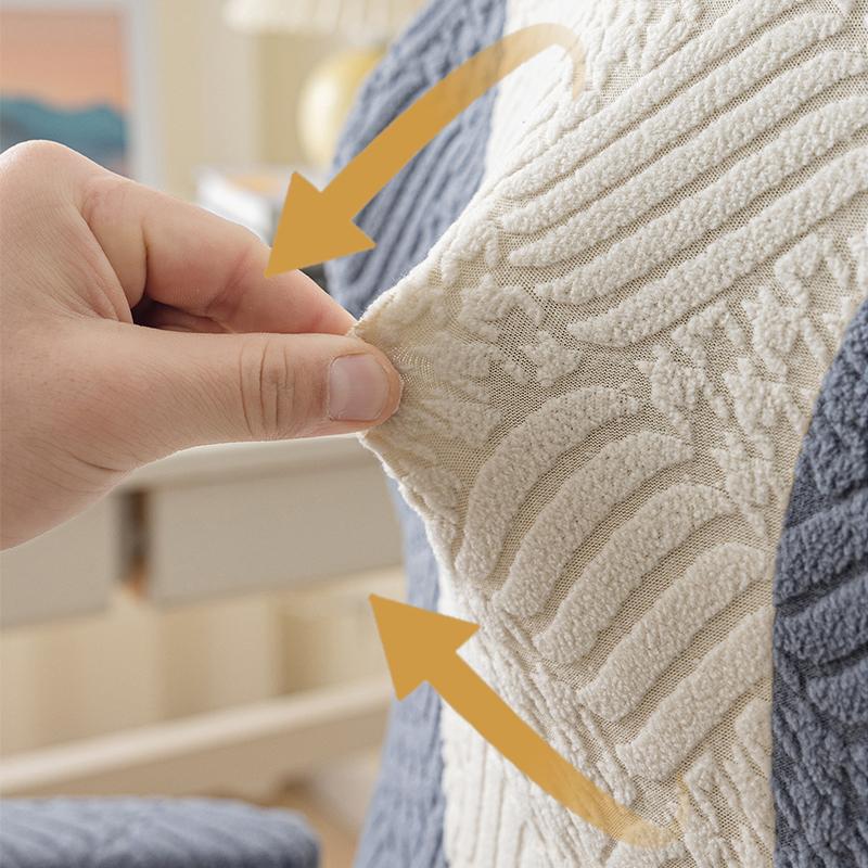 Spliced Color E-Sports Gaming Chair Covers Office Computer Chair Swivel Chair Dust-Proof Protective Cover with Armrest Cover