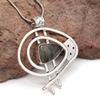 Gifted Garnet Gemstone Necklace Labradorite Jewelry Handmade