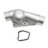 Thermostat Housing Cover for BMW 525i 325i M3 Z3 E34 E36 with Gasket Brand New Aluminum 11531722531 11531740437 Polished