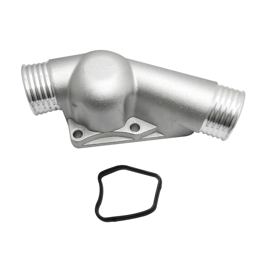 Thermostat Housing Cover for BMW 525i 325i M3 Z3 E34 E36 with Gasket Brand New Aluminum 11531722531 11531740437 Polished