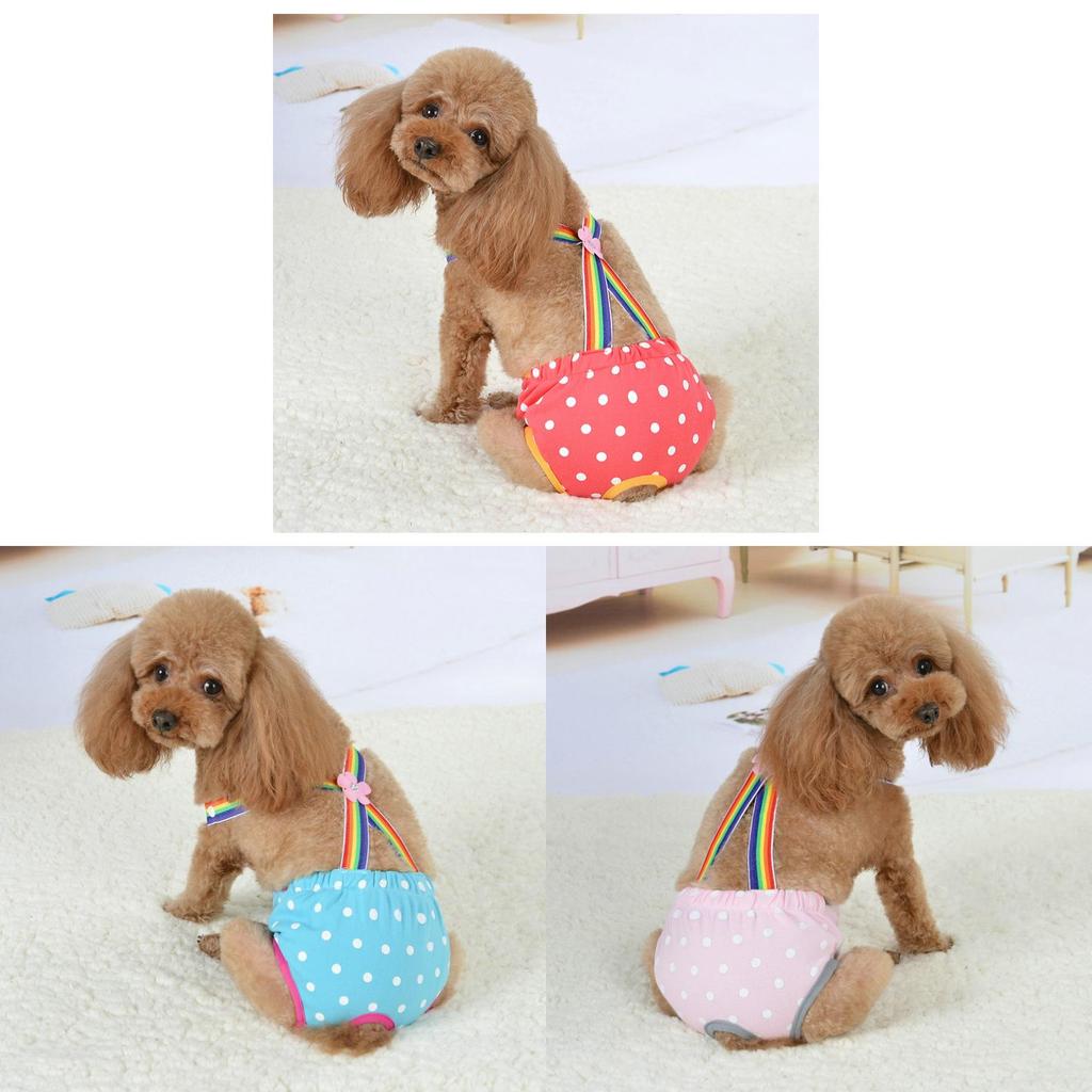 Pet Diaper Shorts For Dogs With Breathable Cotton Material For Female Dog Menstrual Protection