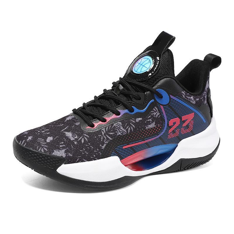 No. 202523 luminous basketball shoes men's actual combat shoes couple sports shoes teenagers, primary and secondary school students, training shoes