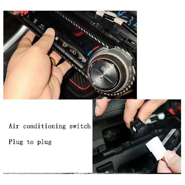 Plug to plug Car LED Atmosphere Light Central Console Interior Main Drive Copilot Decor For 2020-2024 Toyota RAV4 XA50 Accessory