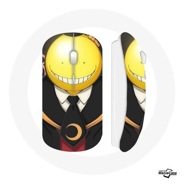 Wireless Mouse - Koro Sensei - Assassination Classroom - Yellow - USB Wifi - Compatible Mac and PC