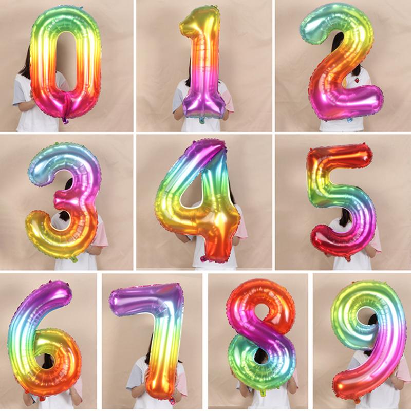 Sweet Donut Ice Cream Cake Foil Balloons Love Helium Balloon Baby Shower Birthday Party Decoration Kids Toy Digital Figure Globo
